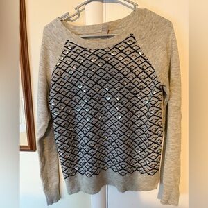 Banana Republic Gray Knit Top